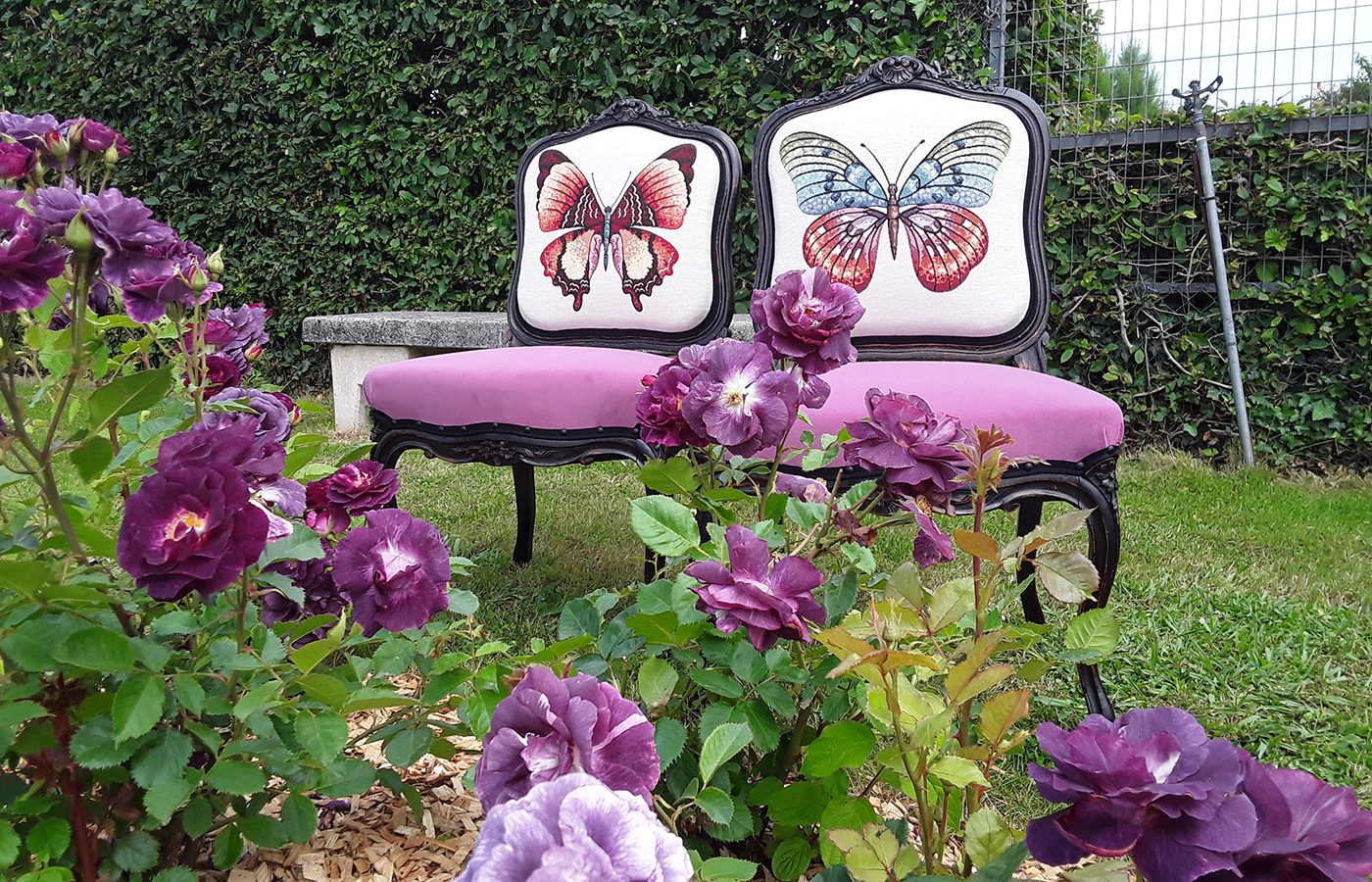 Portrait fauteuils de Marie-Hélène Flandrois tapissier-siège Beaulieu
