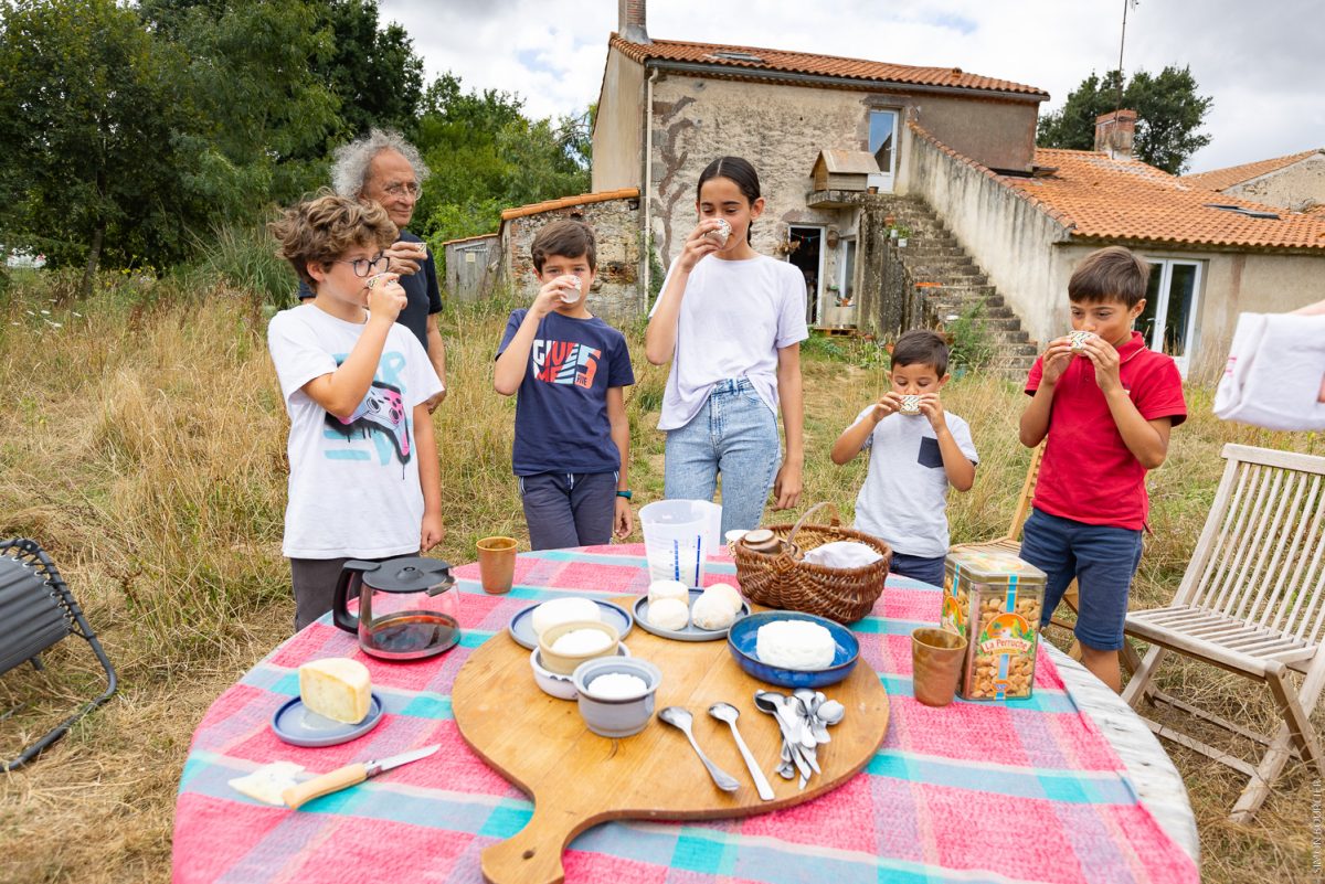 Visites chez les producteurs Ferme de la Chancelière dégustation fromages