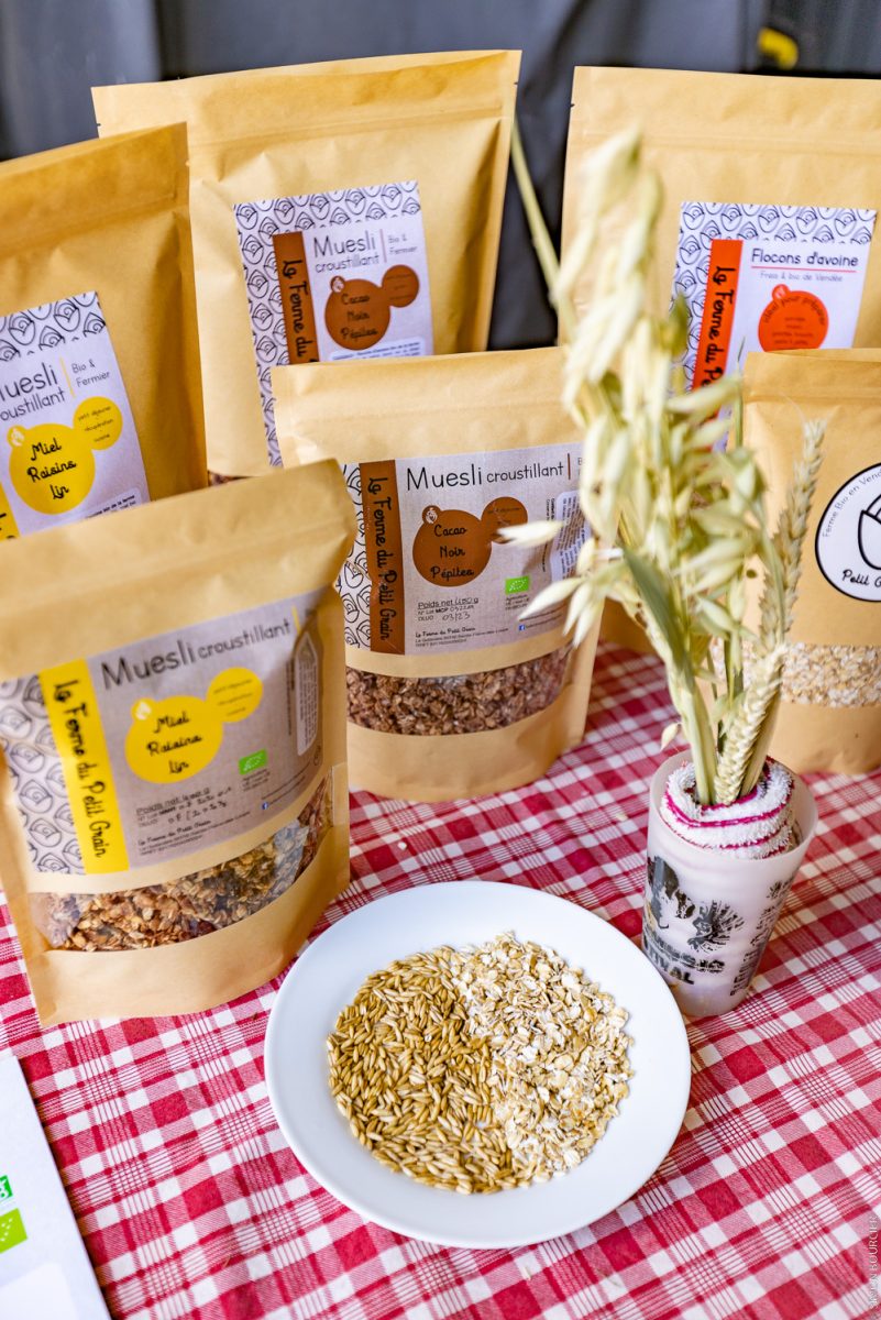 Visites chez les producteurs Ferme du Petit Grain avoine et muesli
