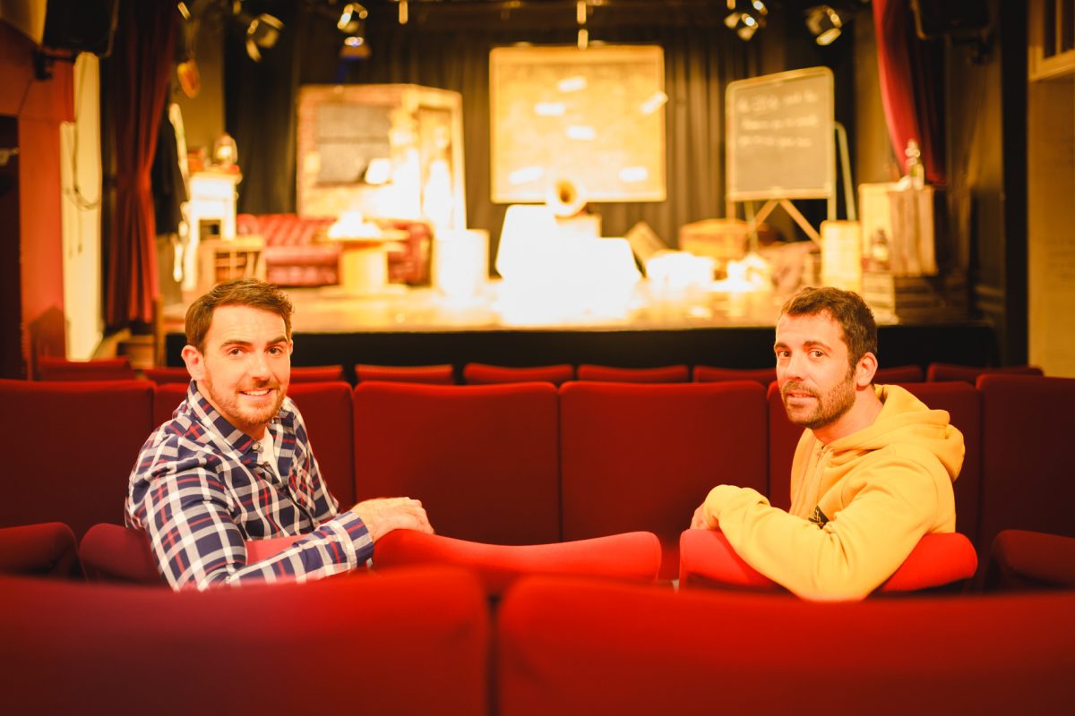 Portraits Olivier Martin et Amaury Chauvet Théâtre Le Chatbaret