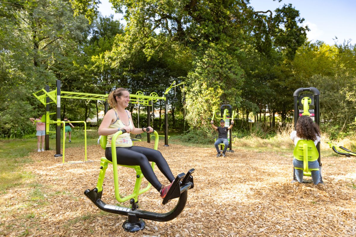 Parcours fitness plein air à Sainte-Flaive-des-Loups