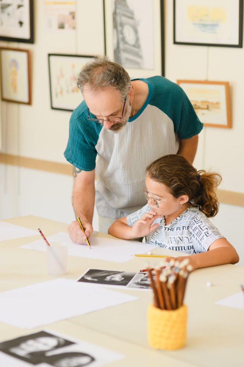 Atelier dessin Les Estiv'Arts avec Galien