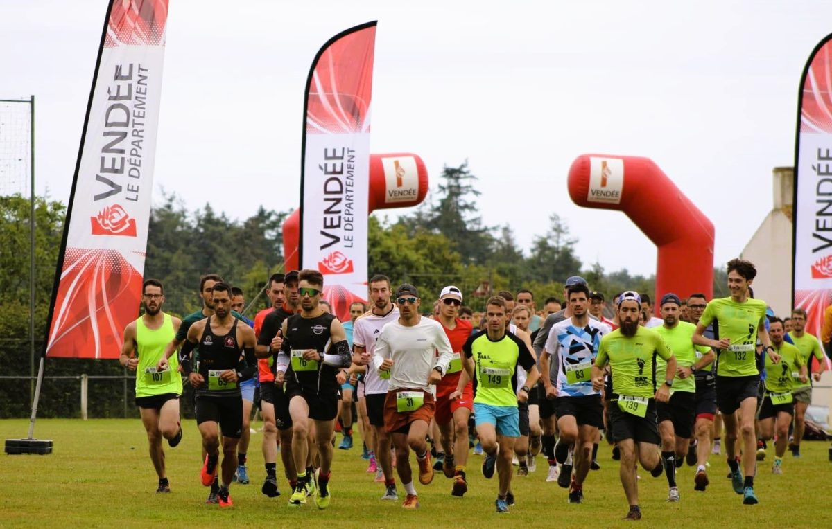 Départ Trail de la Ciboule au Girouard Vendée