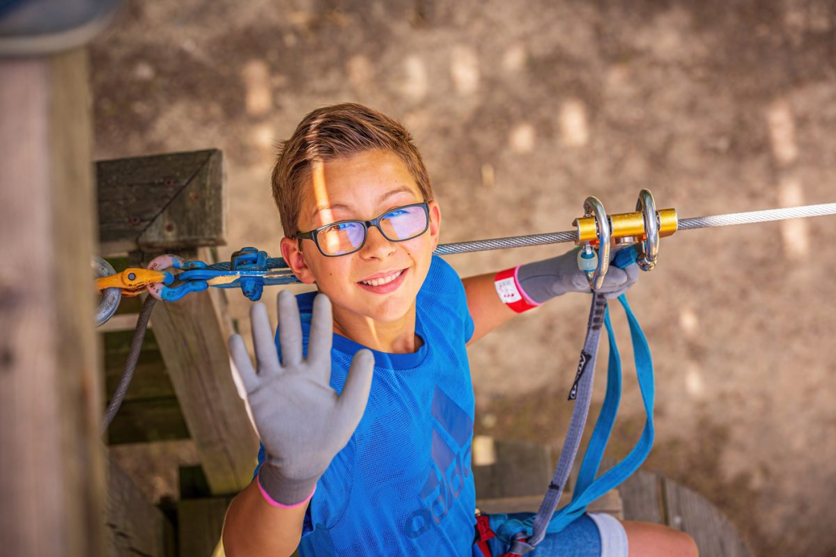 coucou maman parcours accrobranche au Grand Défi