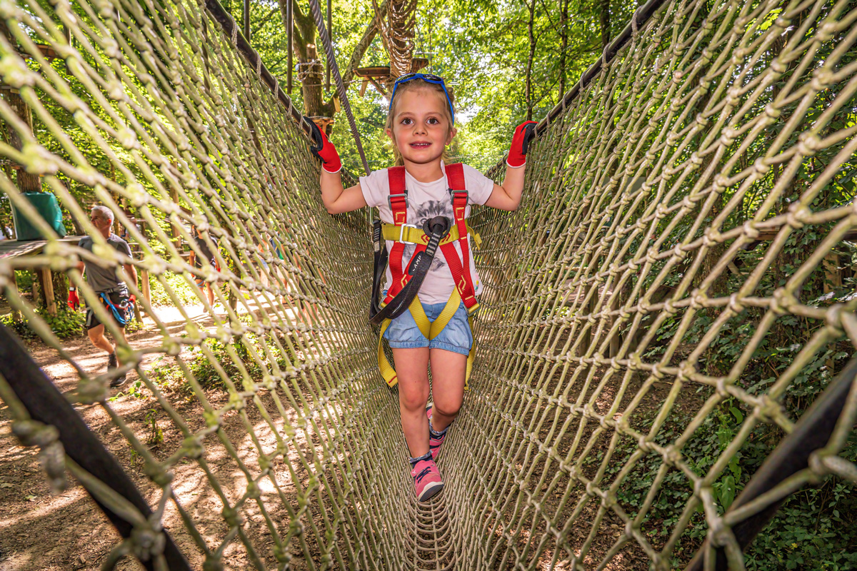Filet Parcours Pitchoun accrobranche au Grand Défi en Vendée