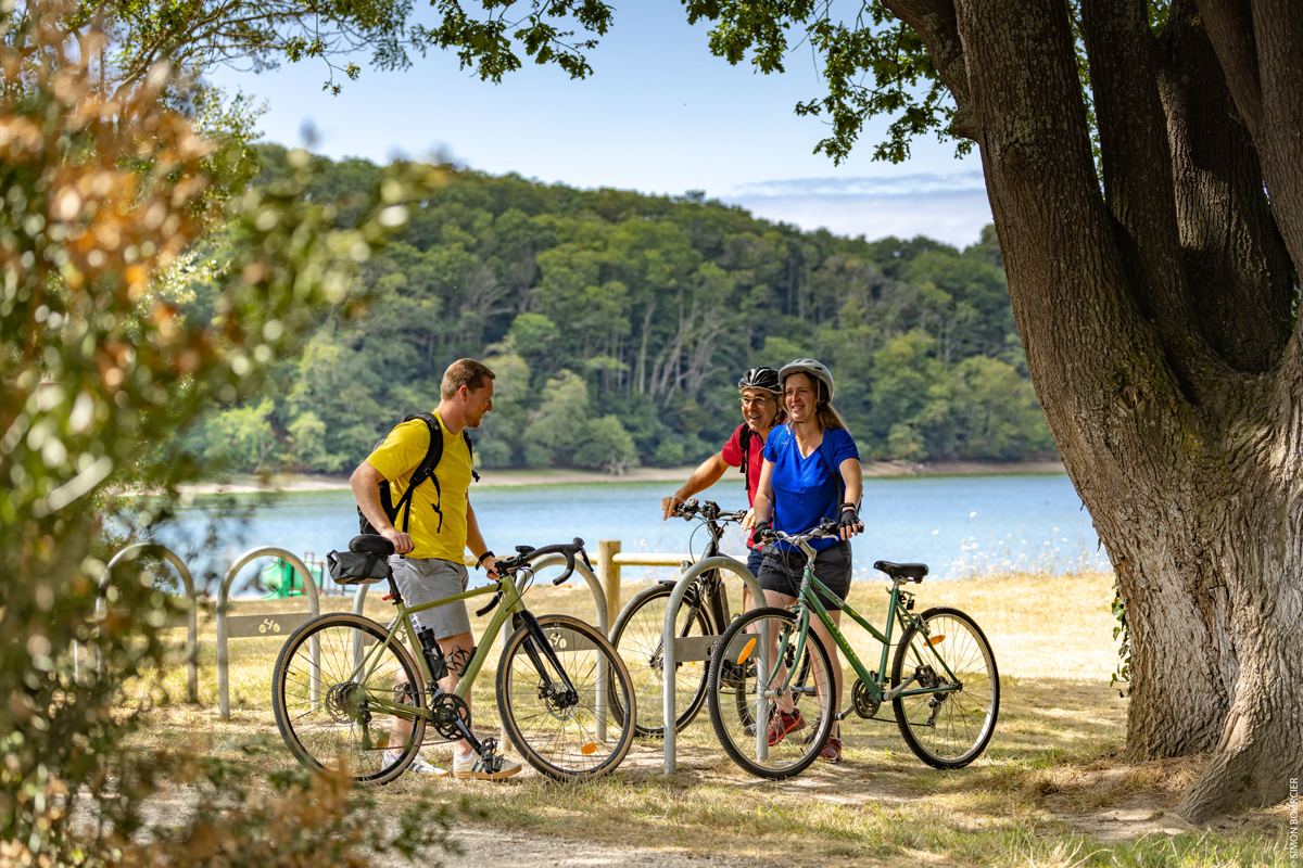 Balade grand air à vélo lac du jaunay