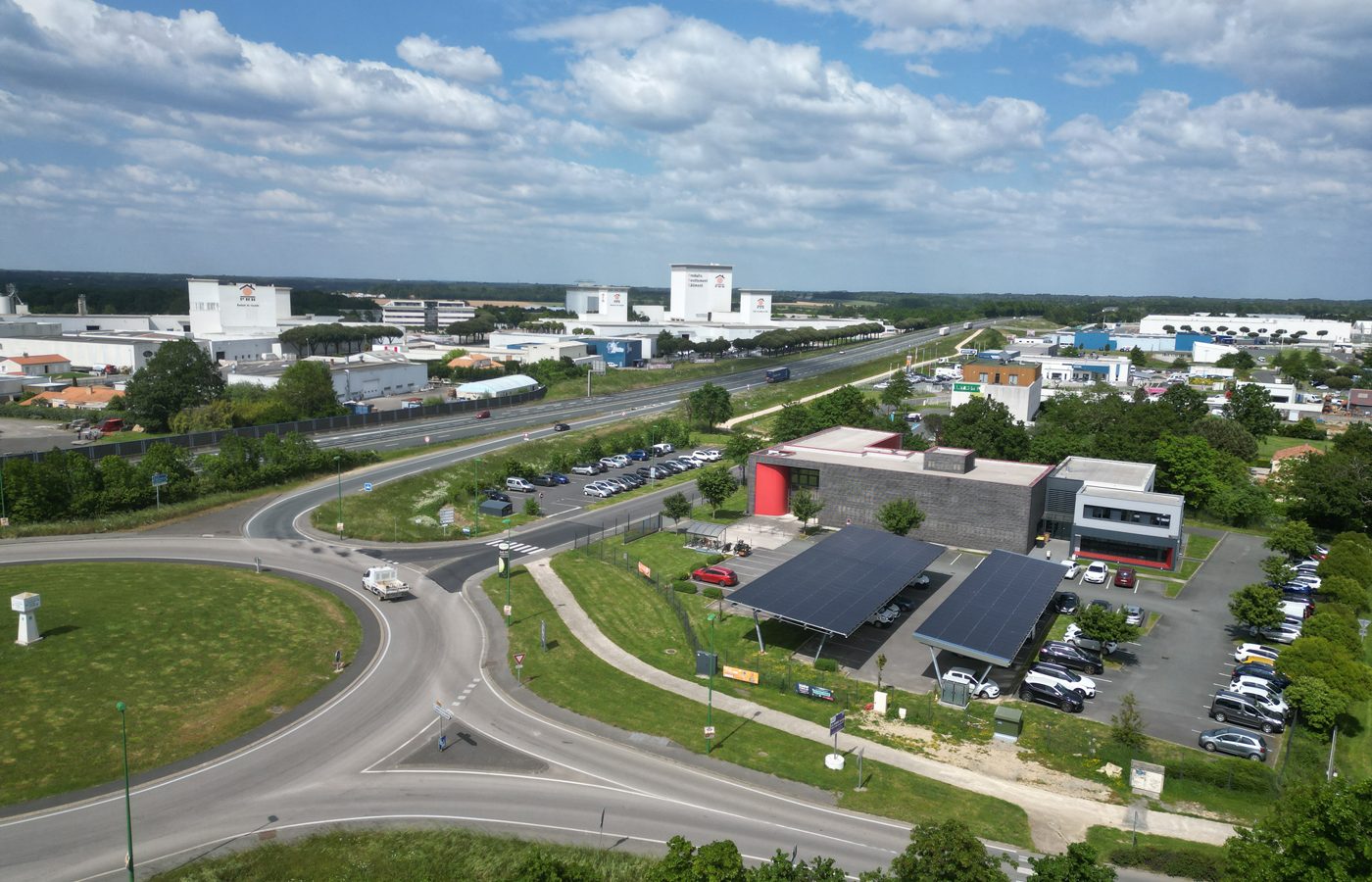 Vue du ciel CCPA et entreprises