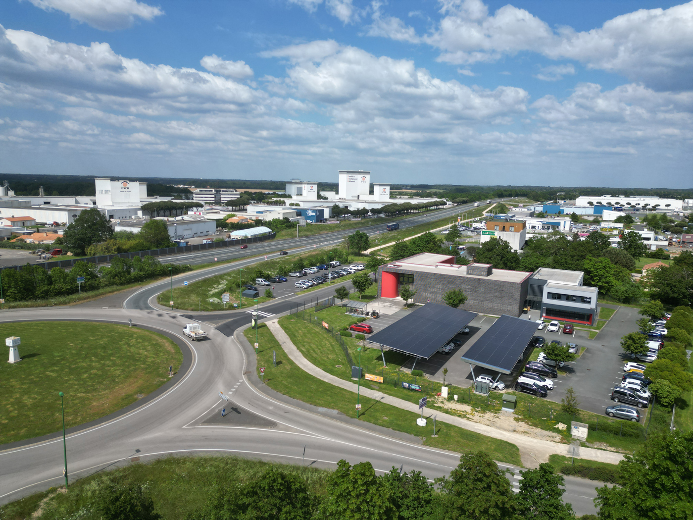Vue du ciel CCPA et entreprises