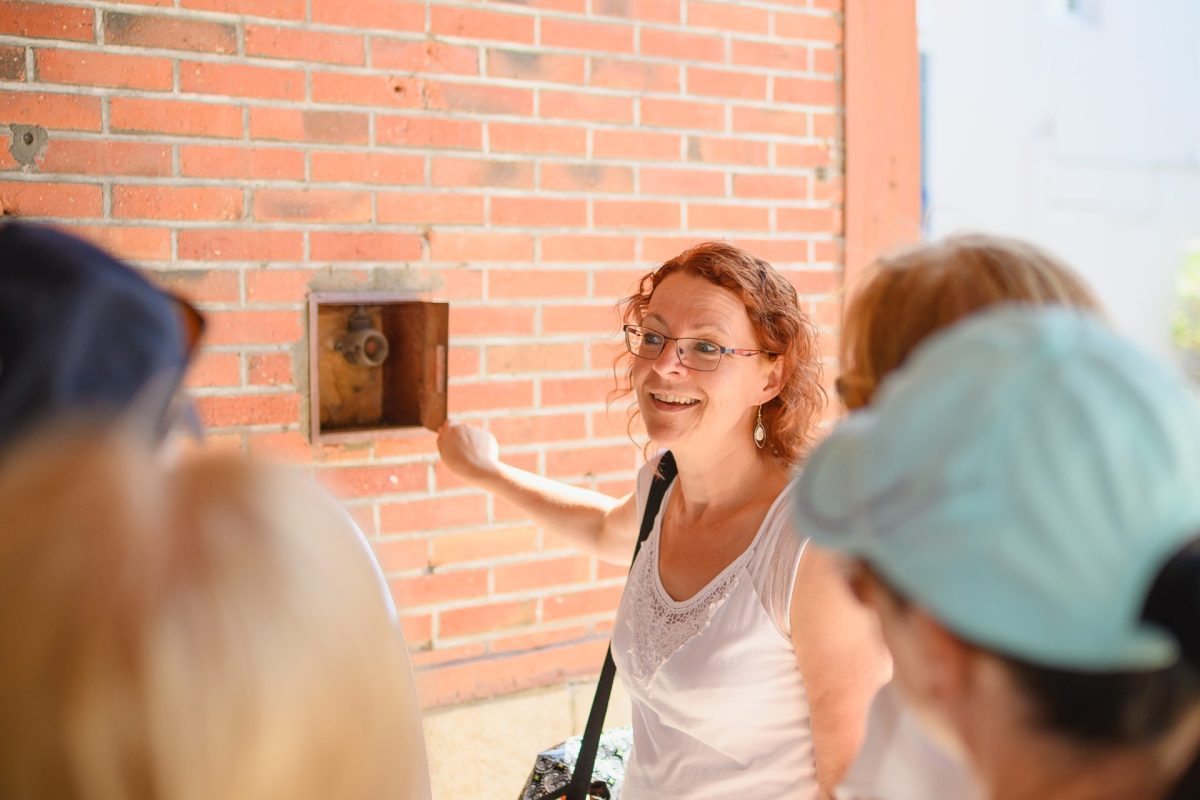 Détail du petit patrimoine lors des visites guidées des Achards