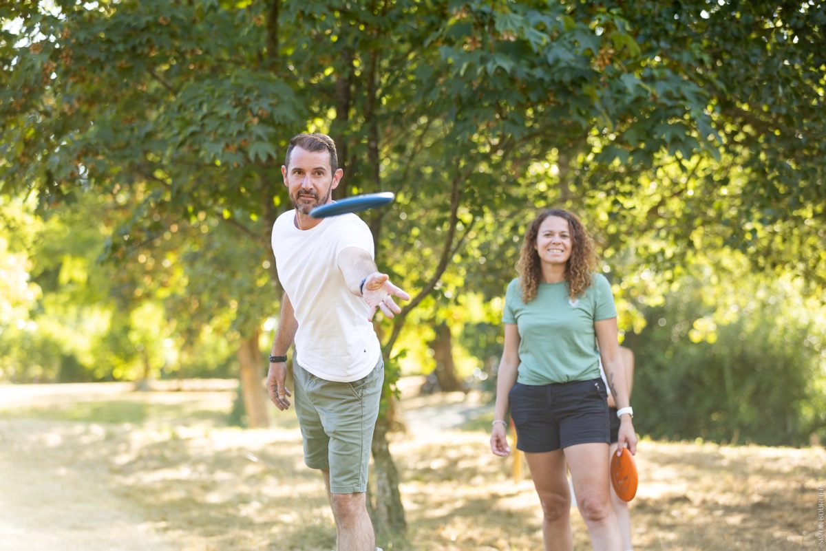 Disc Golf aux Achards team building Vendée