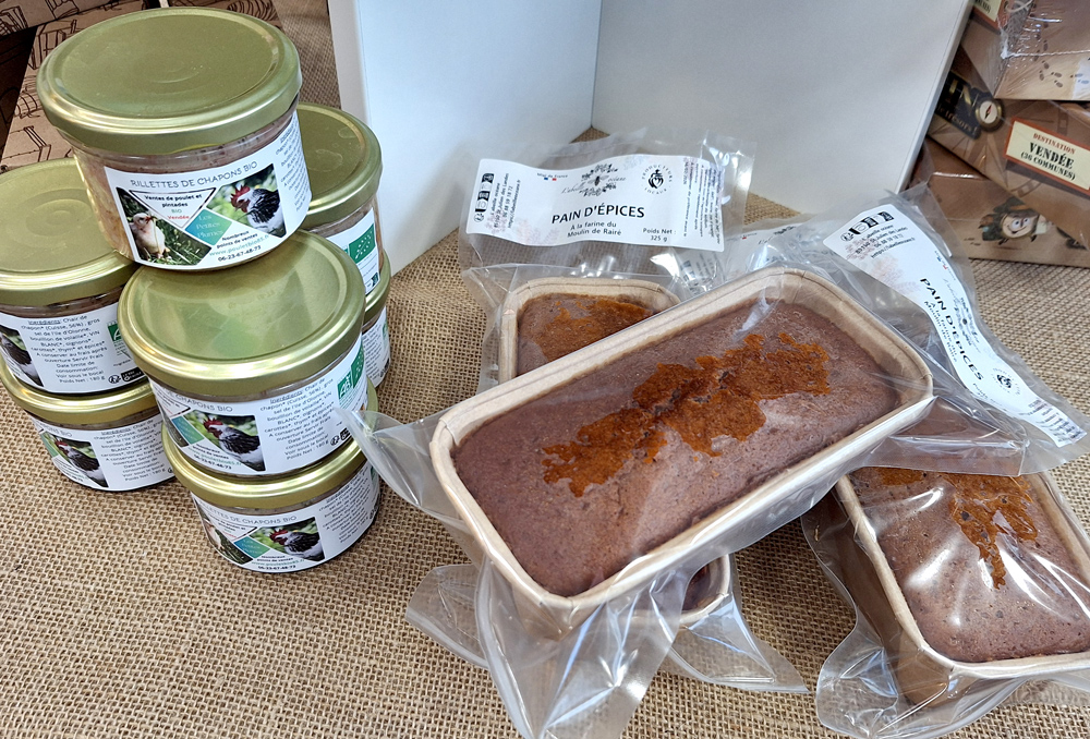 Pain d'épices et rillettes de chapons idées cadeaux repas de Noël