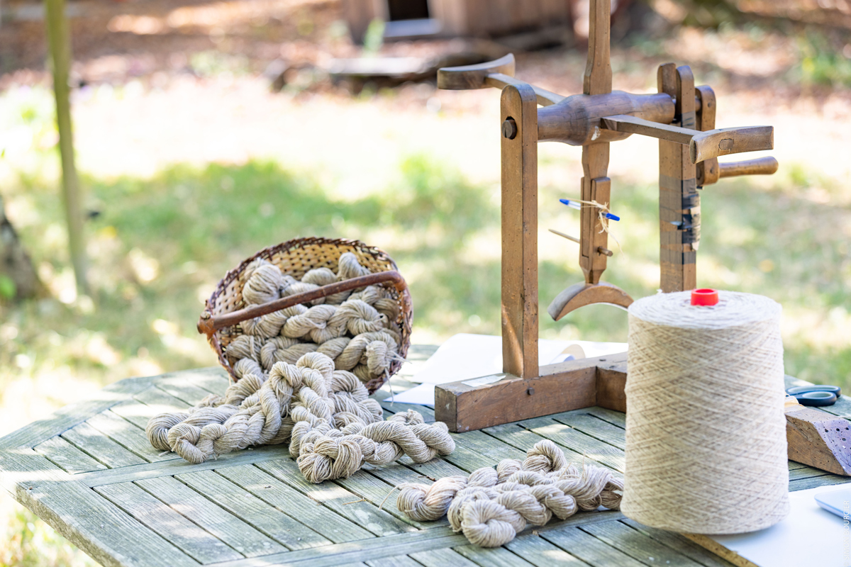 Atelier laine chez Myriam Noirot