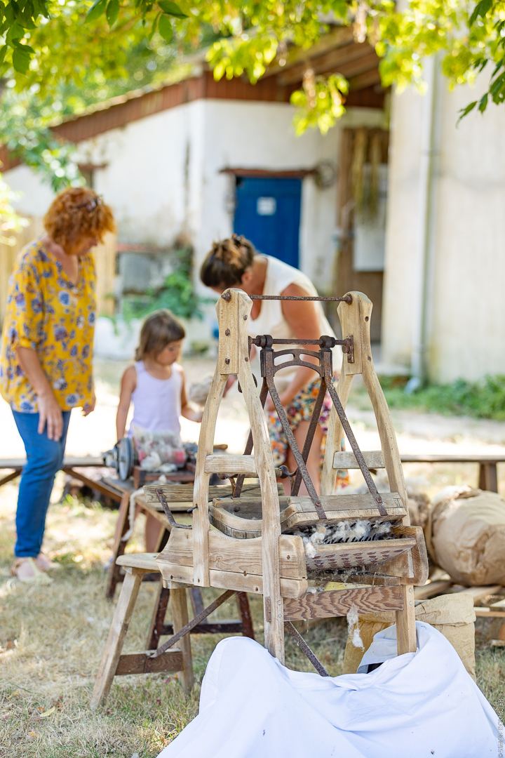 Atelier transmission laine Myriam Noirot