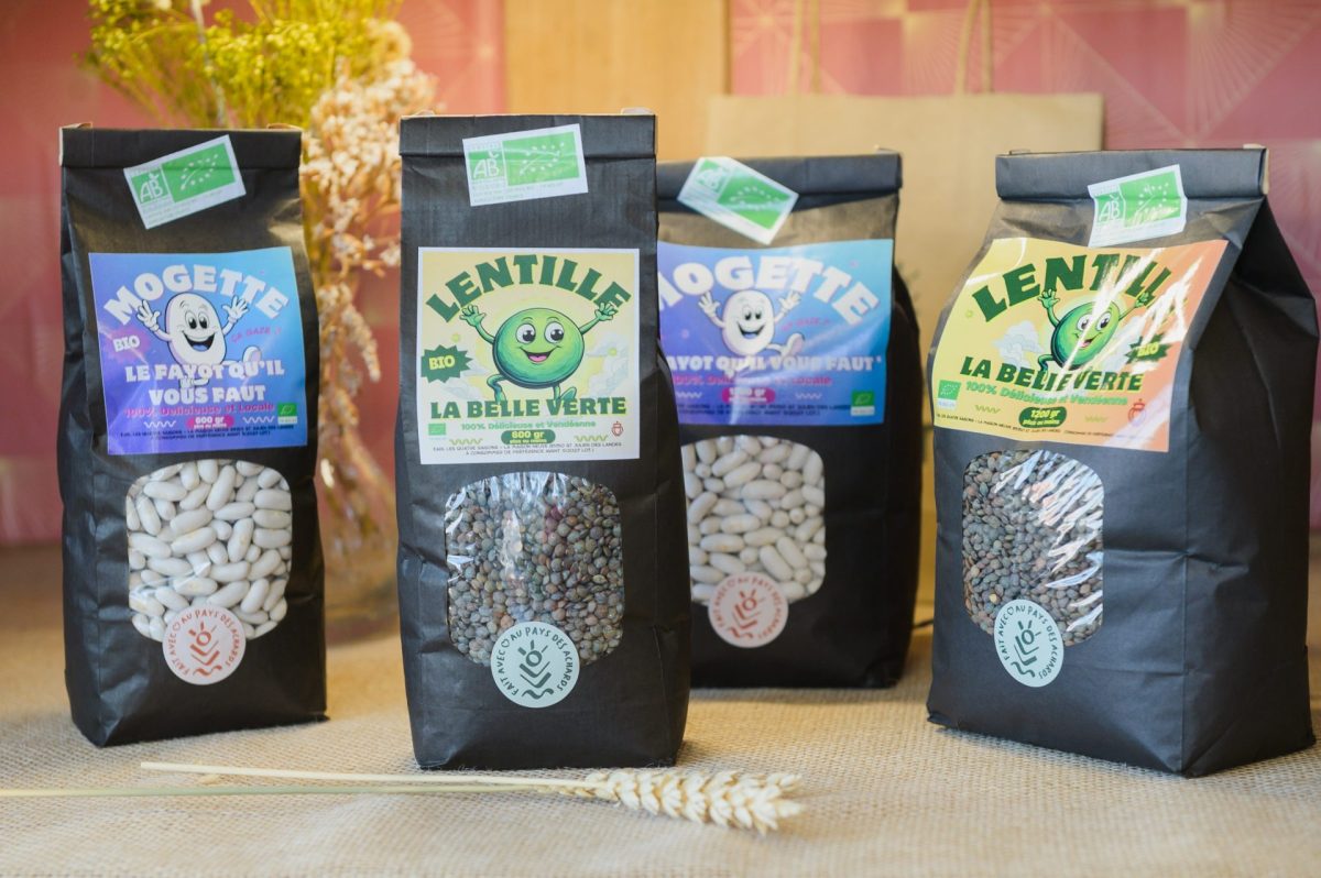 Produits locaux boutique Office de Tourisme Pays des Achards mogettes et lentilles vertes