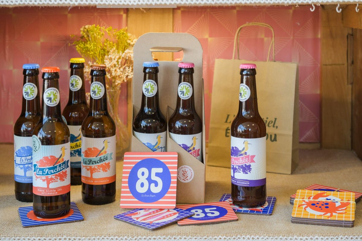 Produits locaux boutique Office de Tourisme Pays des Achards bières artisanales La Perchée
