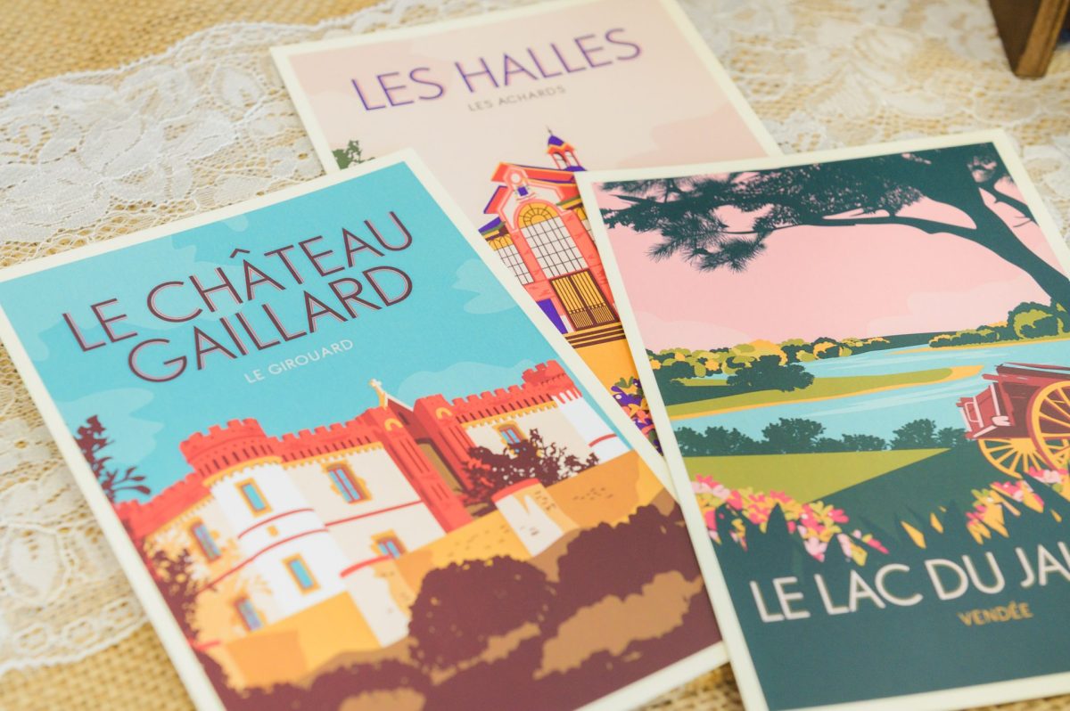 Boutique Office de Tourisme Pays des Achards cartes postales illustrées