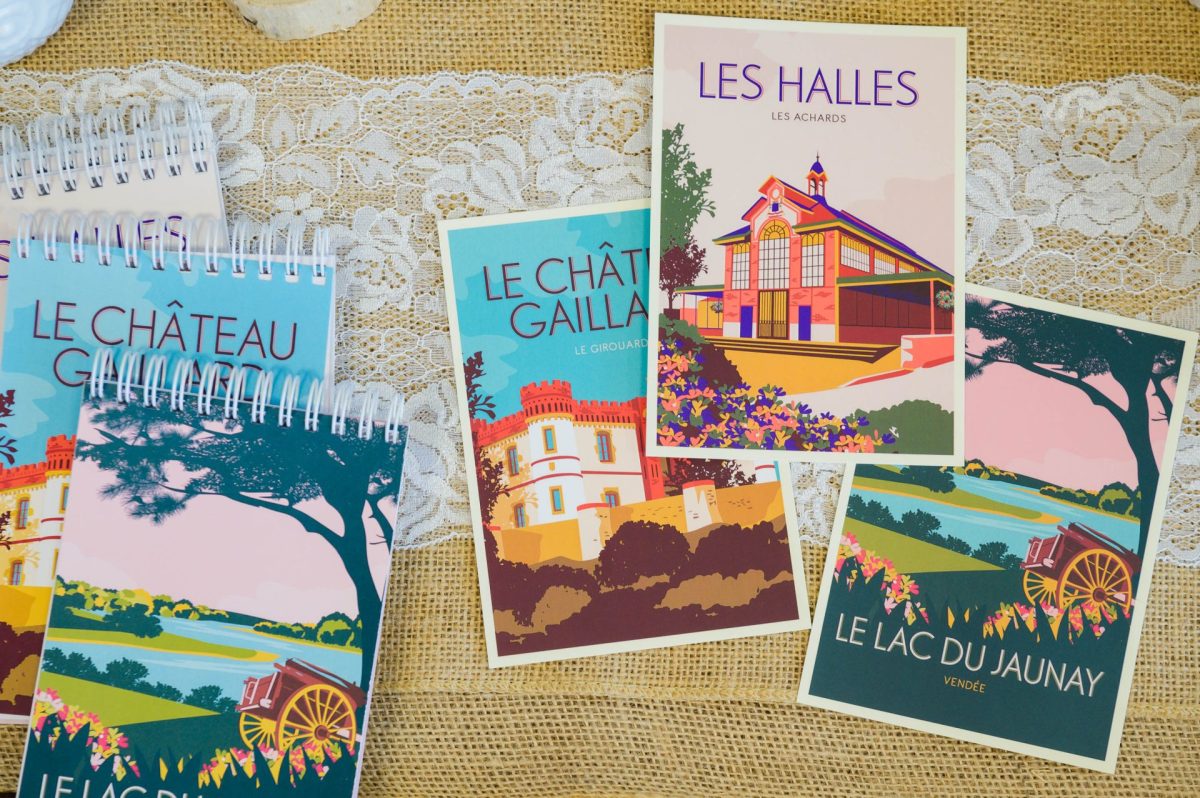 Boutique Office de Tourisme Pays des Achards cartes postales et carnets illustrés