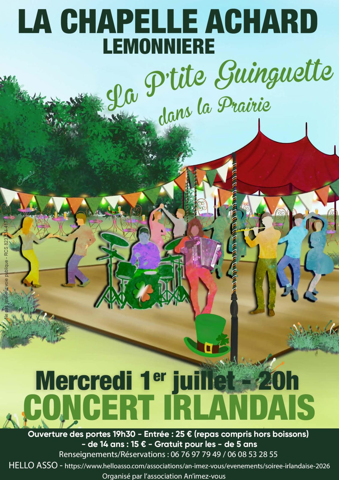 Concert irlandais « Uncle Pat Marie »