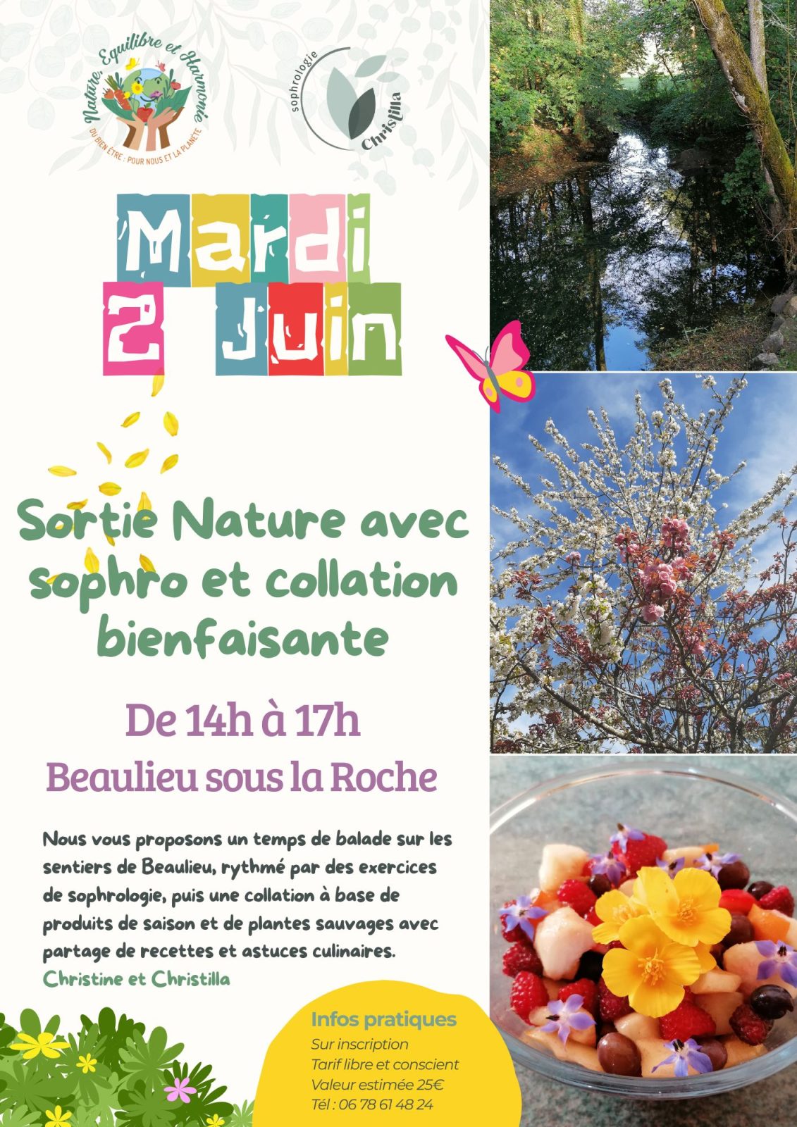 Sortie nature avec Sophro balade et collation bienfaisante