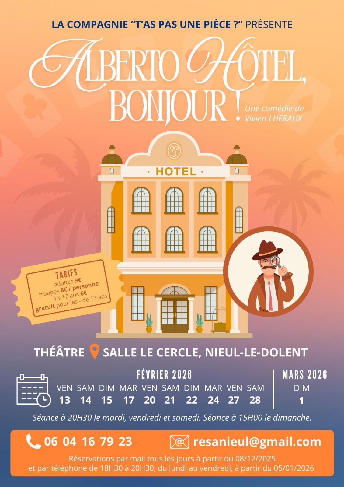 Alberto Hôtel, bonjour !