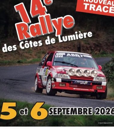 14ème Rallye des Côtes de Lumière