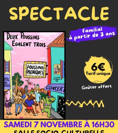 Spectacle familial « Deux Poussins égalent trois »