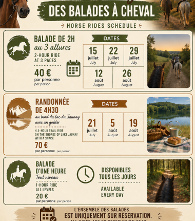Vacances d&rsquo;été – Domaine de la Thibaudière