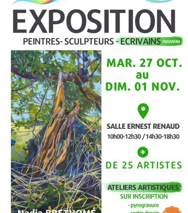 Exposition de peintres, sculpteurs et écrivains