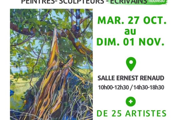 Exposition de peintres, sculpteurs et écrivains