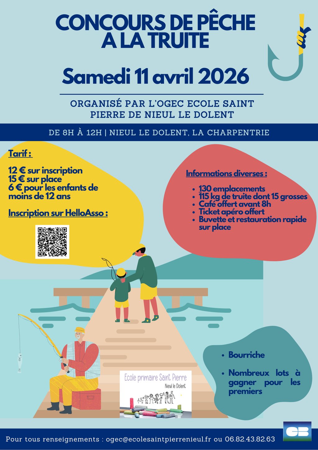 Concours de pêche à la truite