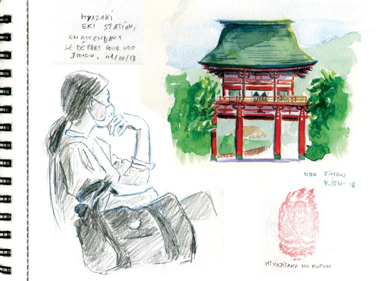 Les Estiv’Arts – Atelier autour du dessin « Carnet de voyage »