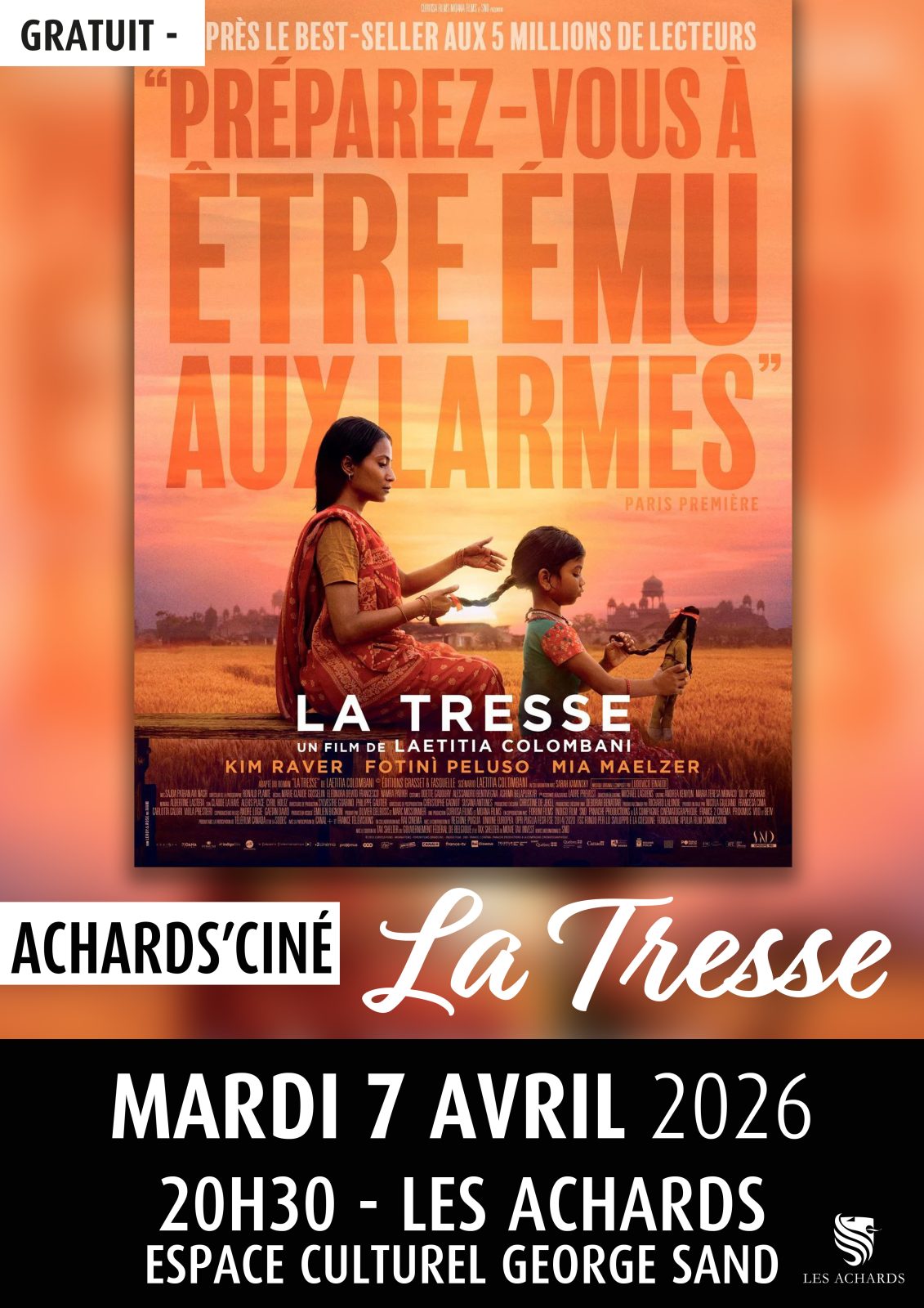 Achards’Ciné – La Tresse