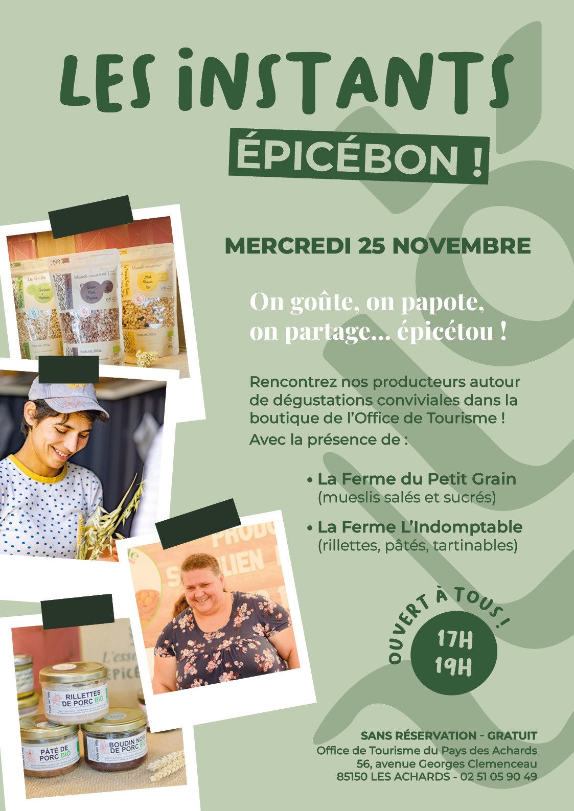 Les instants Épicébon ! Dégustation avec les producteurs