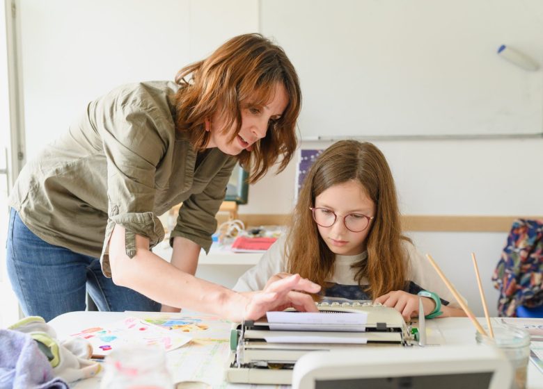 Les Estiv’Arts – Atelier aquarelle et machine à écrire