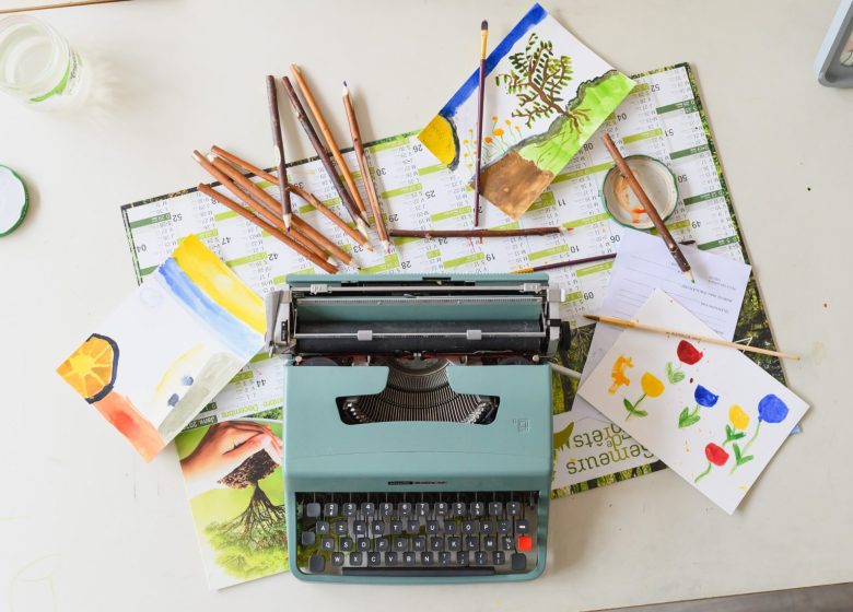 Les Estiv’Arts – Atelier aquarelle et machine à écrire
