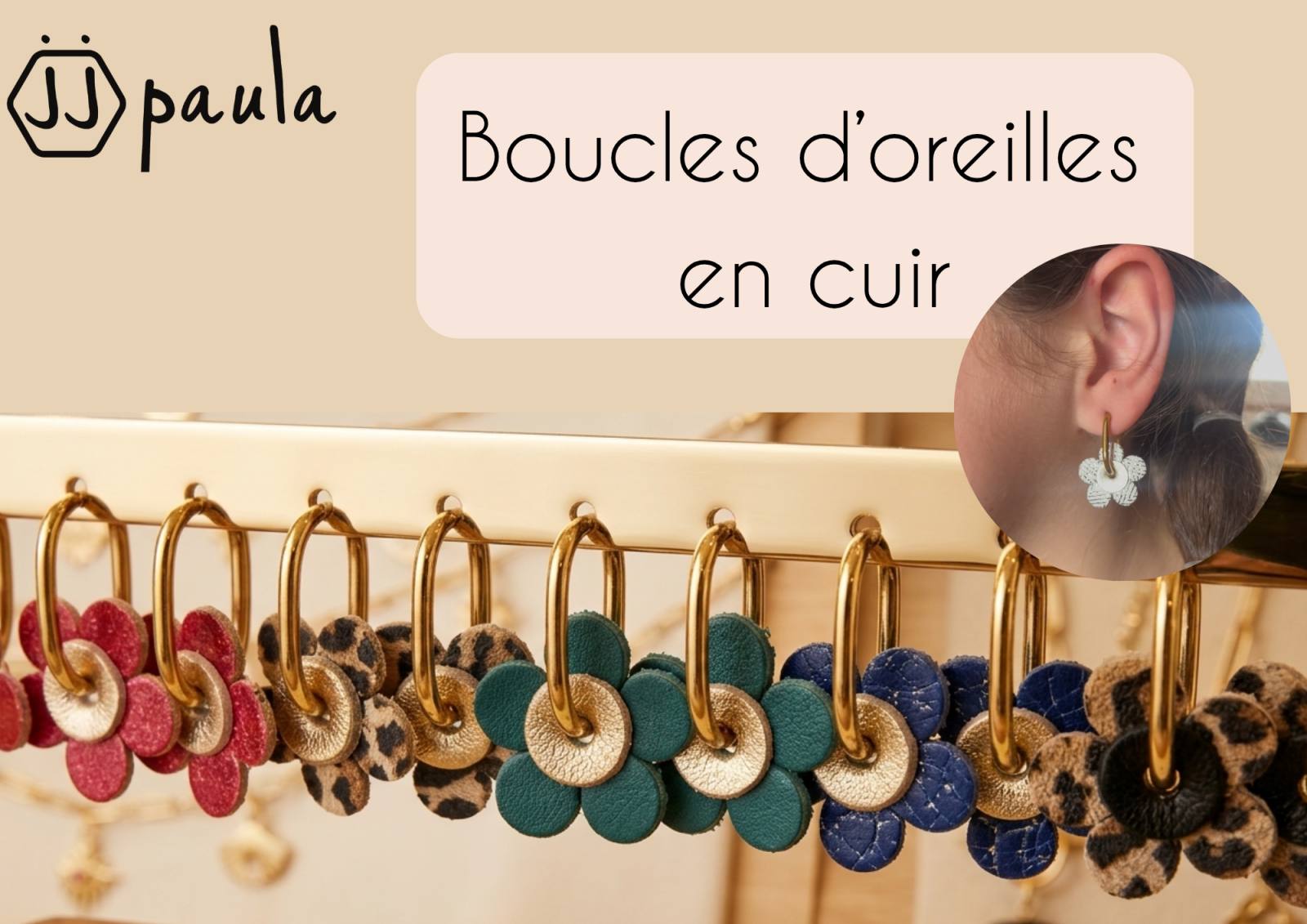 Atelier création boucles d&rsquo;oreilles en cuir