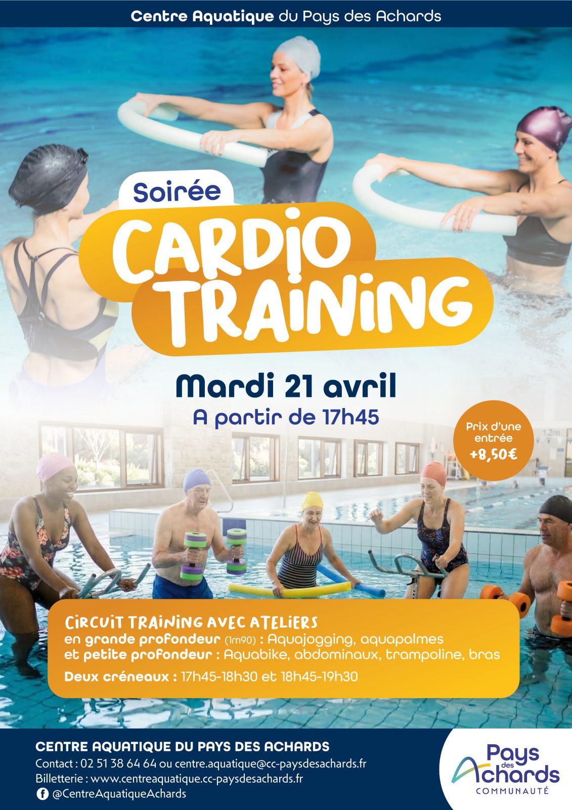 Soirée Cardio Training au Centre Aquatique