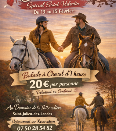 Spécial Saint-Valentin – Balades Duo au Domaine de la Thibaudière