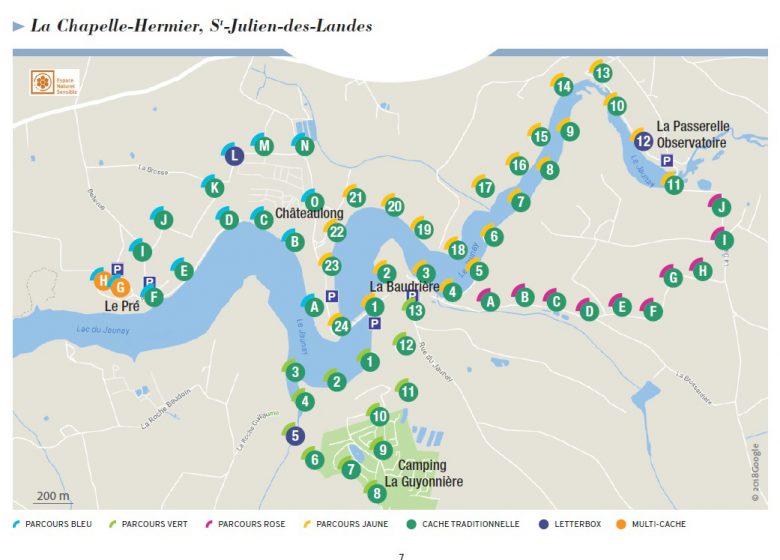 PARCOURS BLEU GEOCACHING – LAC DU JAUNAY