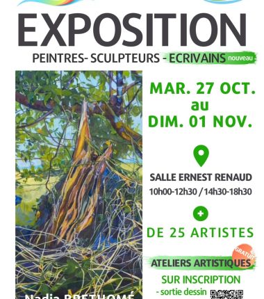 Exposition de peintres, sculpteurs et écrivains