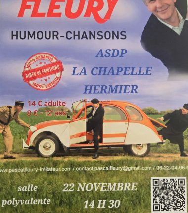 Spectacle humoristique Pascal Fleury