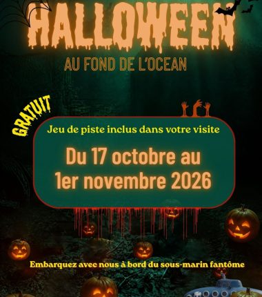 Jeu de piste « Halloween au fond de l&rsquo;océan »