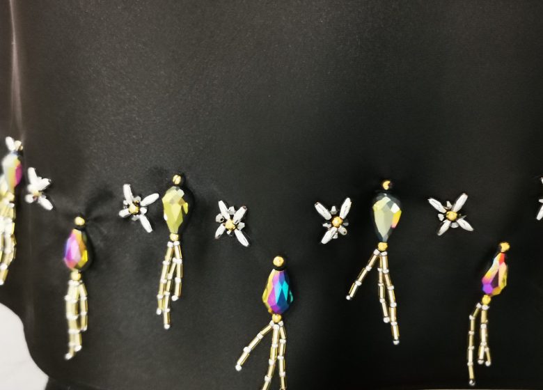 Développement de projets de broderie personnels / Apprentissage du crochet de Luneville