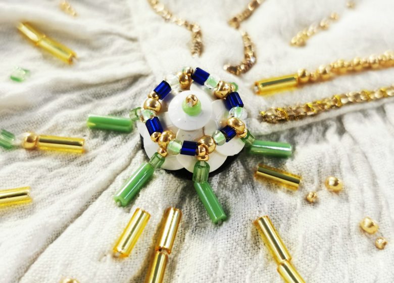 Développement de projets de broderie personnels / Apprentissage du crochet de Luneville