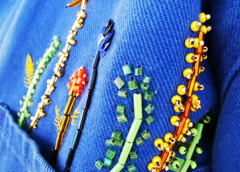Développement de projets de broderie personnels / Apprentissage du crochet de Luneville