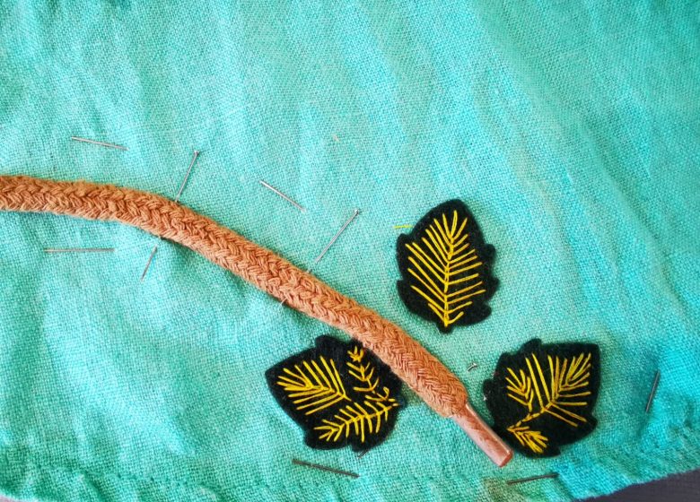 Développement de projets de broderie personnels / Apprentissage du crochet de Luneville