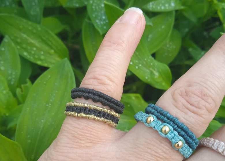 Les Estiv&rsquo;Arts – Atelier bague en micro-macramé