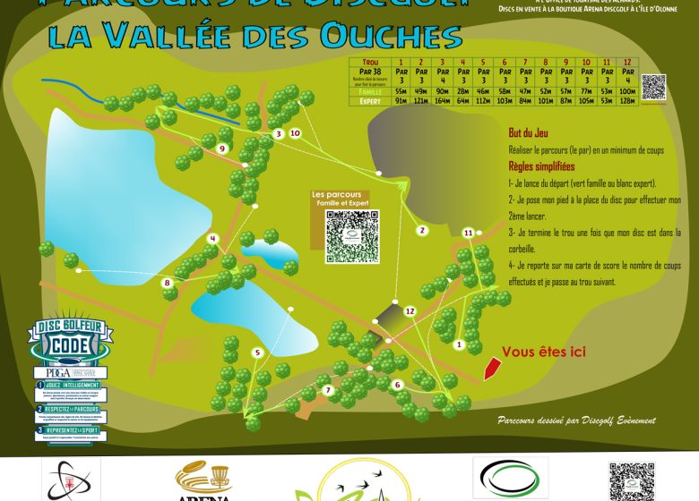 Parcours de Disc Golf La Vallée des Ouches