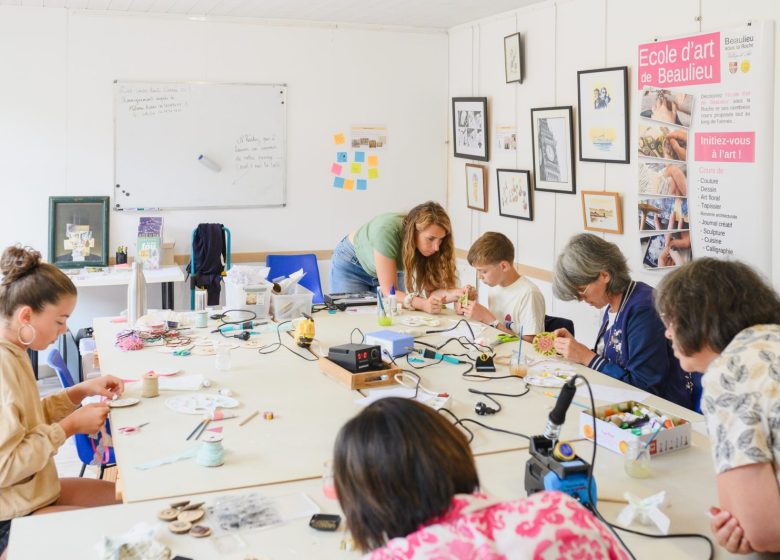 Les Estiv’Arts – Atelier pyrogravure et peinture
