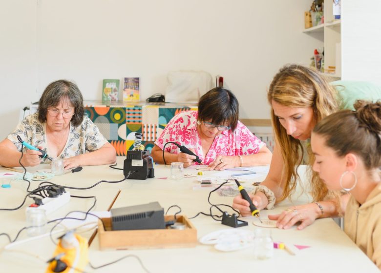 Les Estiv’Arts – Atelier pyrogravure et peinture